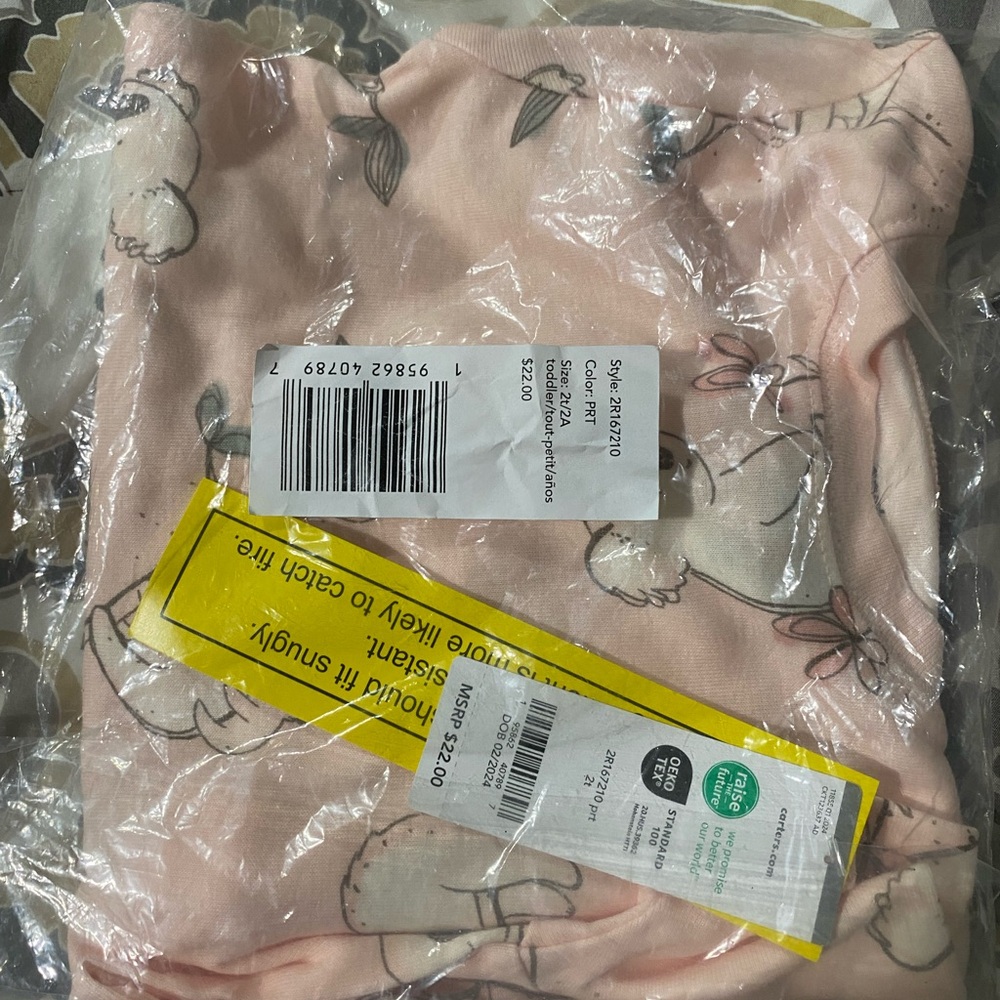 Carter's Soft Pink Pajama Top